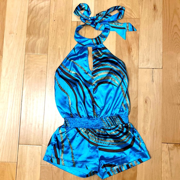 Arden B Halter Romper - Picture 1 of 4